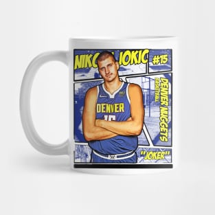 Nikola Jokic // Comics Retro 90s Mug